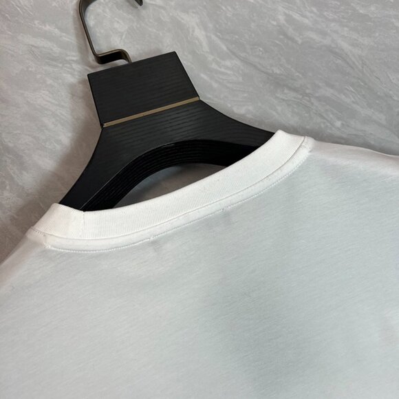 Kiton Printed White Short-Sleeved T-Shirt - Picture 7 of 7